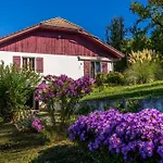 Maison Dans Un Parc De Verdure *